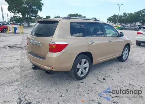 2008 Toyota Highlander Limited из США, поврежденный, VIN JTEDS42A382049083